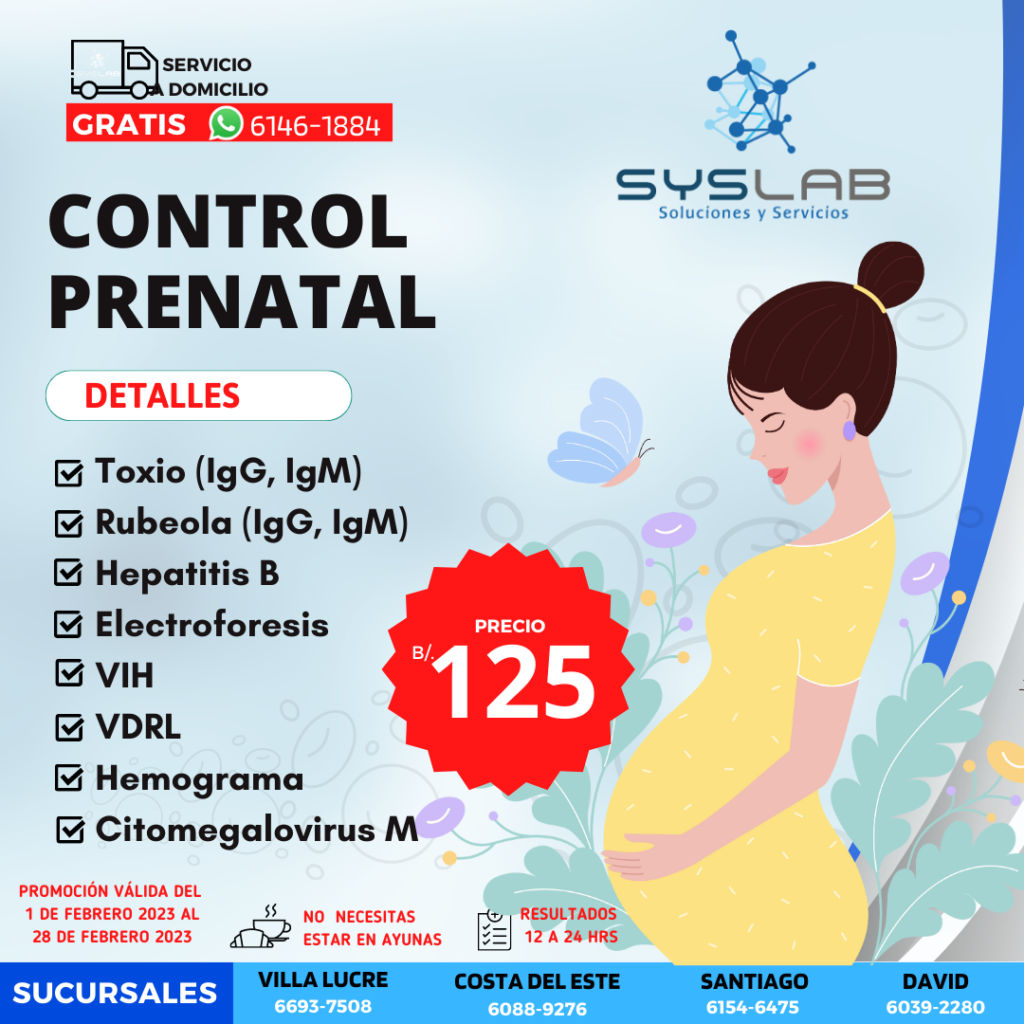 Ex Menes Controles Prenatales Laboratorios Syslab