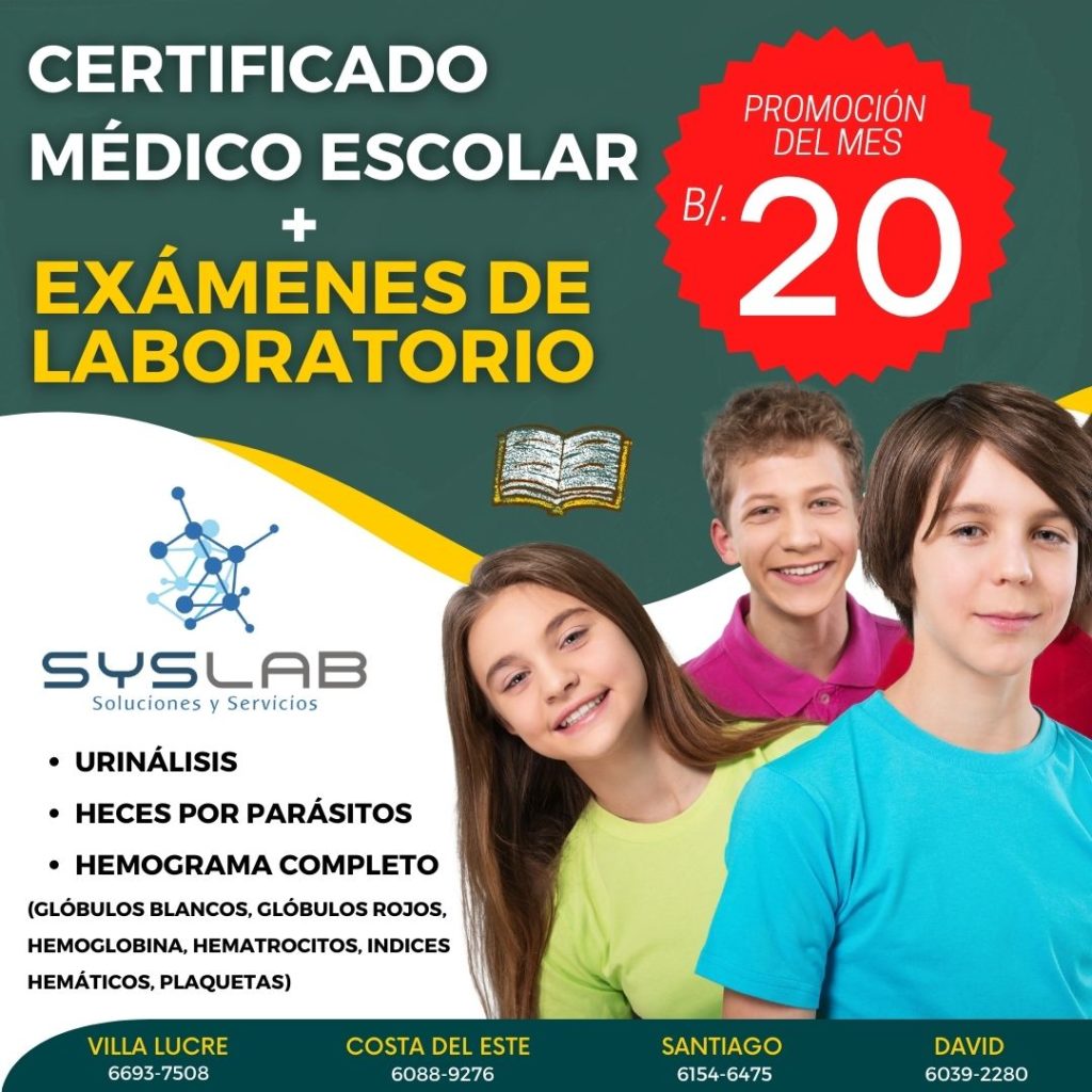 Exámenes de Laboratorio Clínicos | SYSLAB Panamá